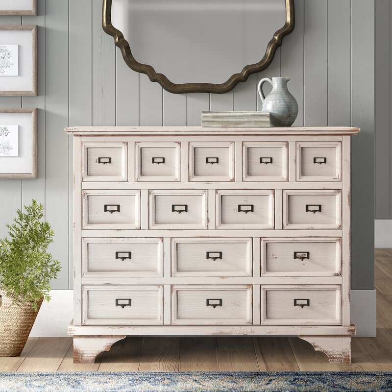 Avondale 15 Drawer Apothecary Accent Chest & Reviews Birch Lane